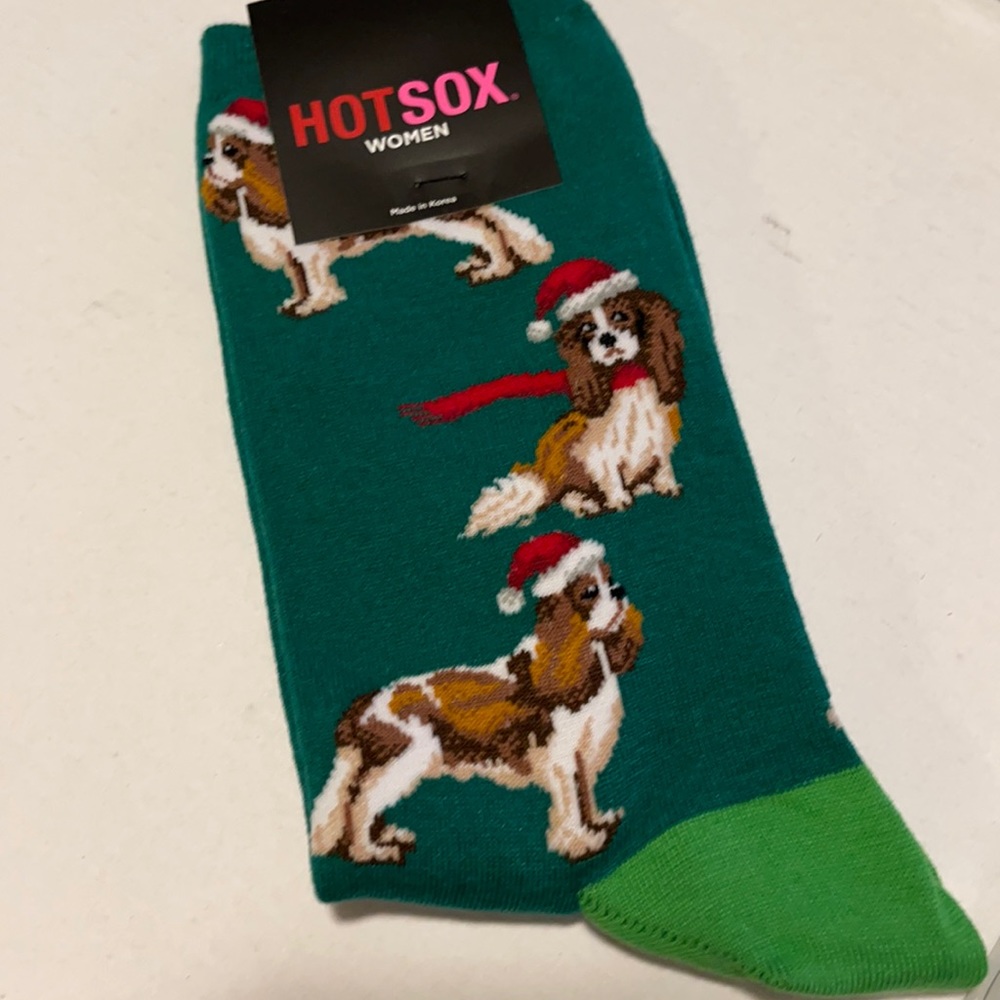 BUNDLE BUNDLE BUNDLE! CHRISTMAS CAVALIER PUP SOCK’S - Picture 2 of 3
